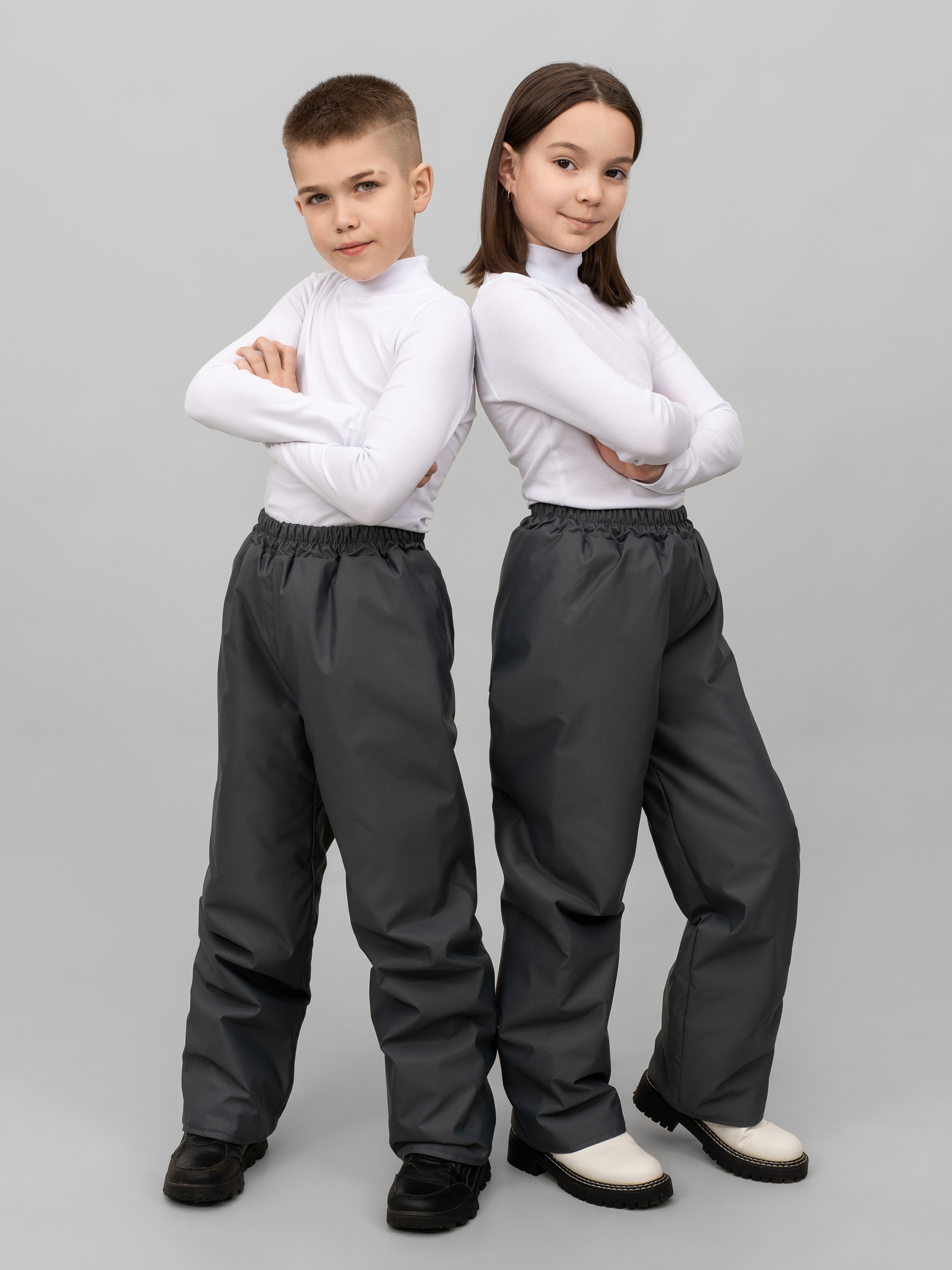 Брюки Arctic kids 10-002 серый - фото 4