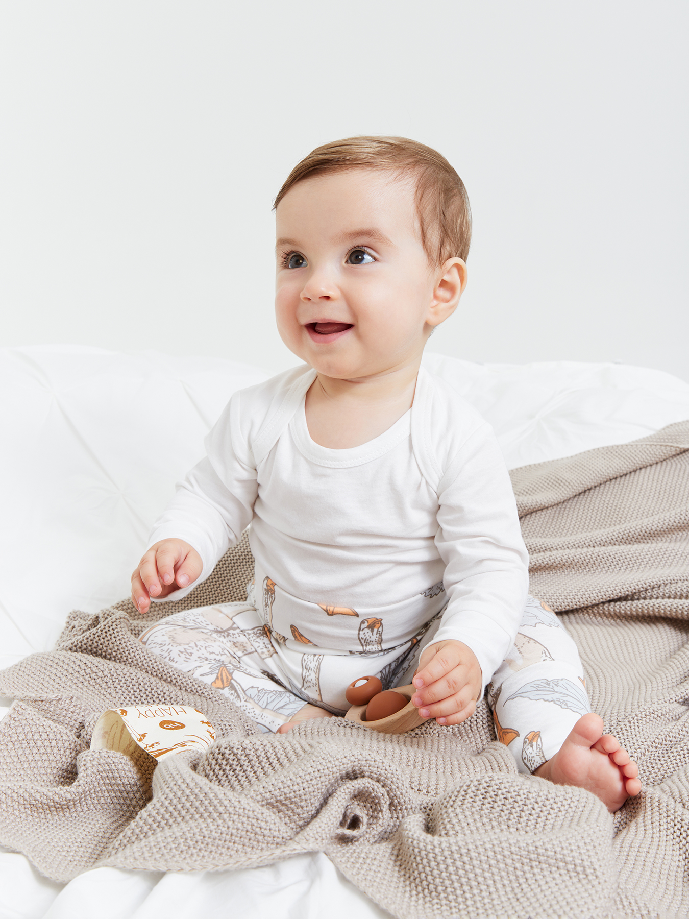 Штанишки 2 шт Happy Baby 90113_milky-geese - фото 17