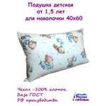 Подушка детская ЗАСЫПАЙКА 38 x 58 см 1 шт.