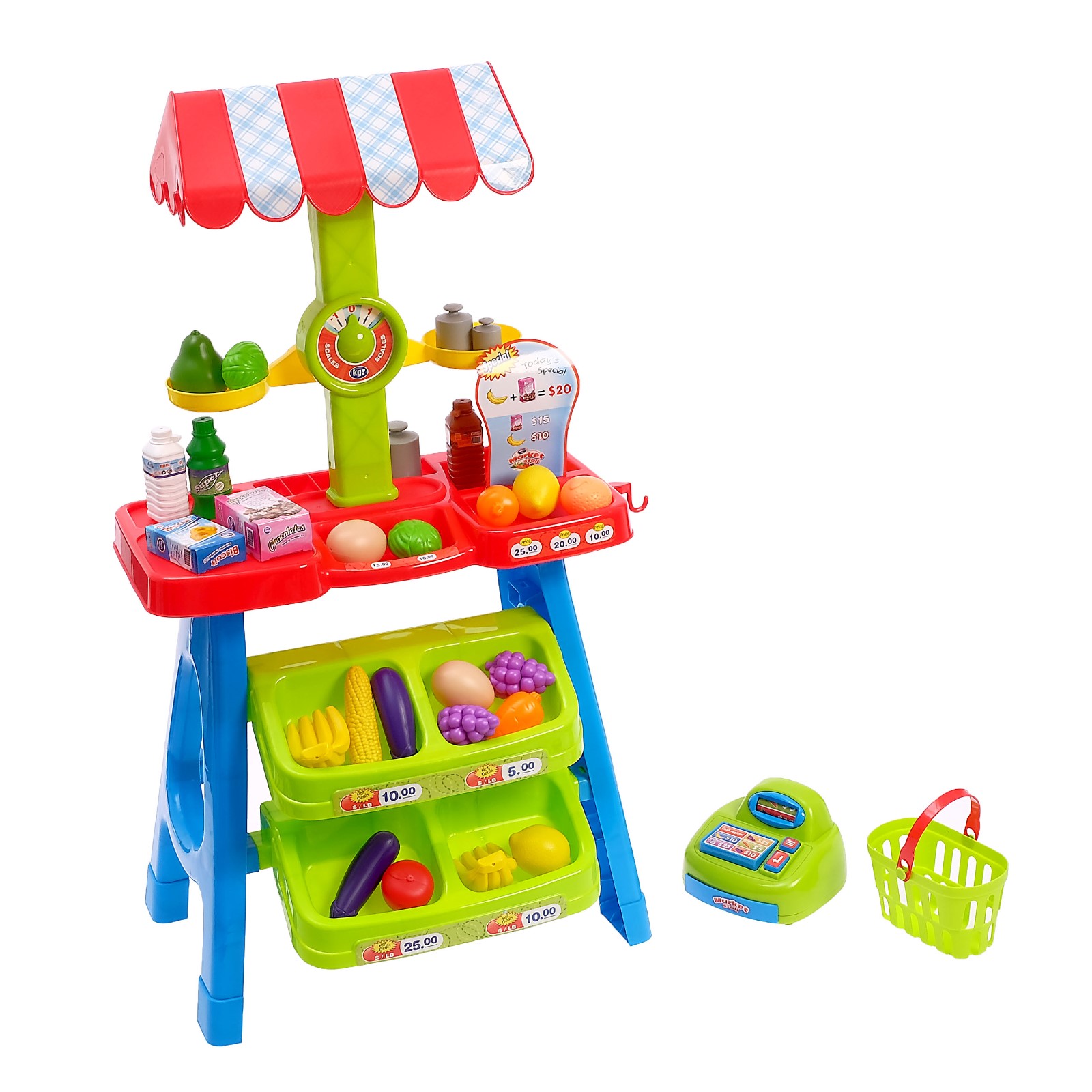 Игровой набор Sima-Land продукты, прилавок, касса - фото 2