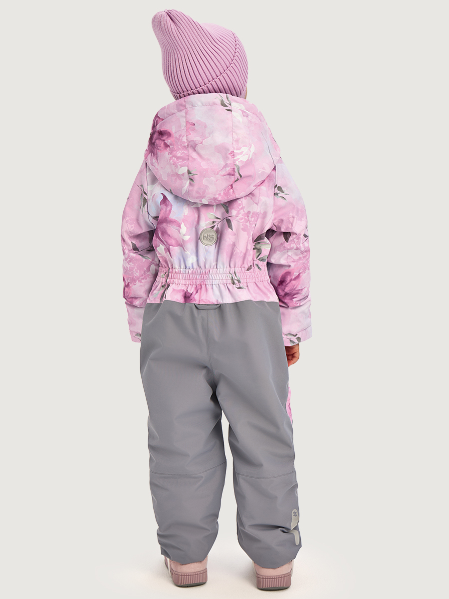 Комбинезон NIKASTYLE 8м3026 розовый/светло-серый - фото 4
