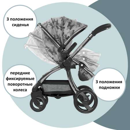 Коляска прогулочная Egg Premium / Camo Grey
