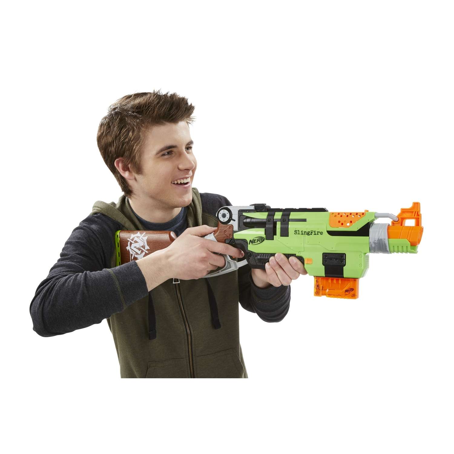 Бластер Nerf Zombie Strike Слинг Файр - фото 8