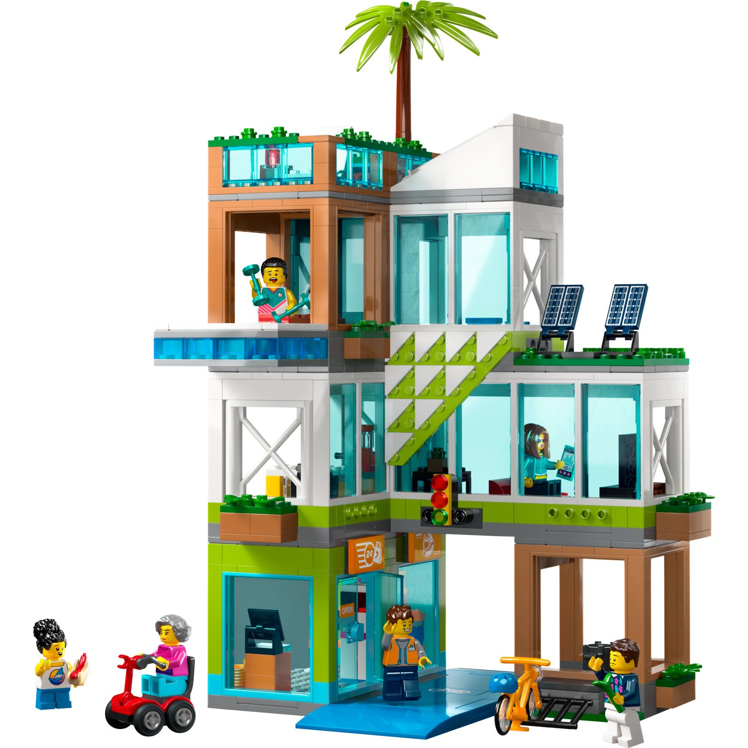 Конструктор LEGO City Apartment Building 688 дет. - фото 2