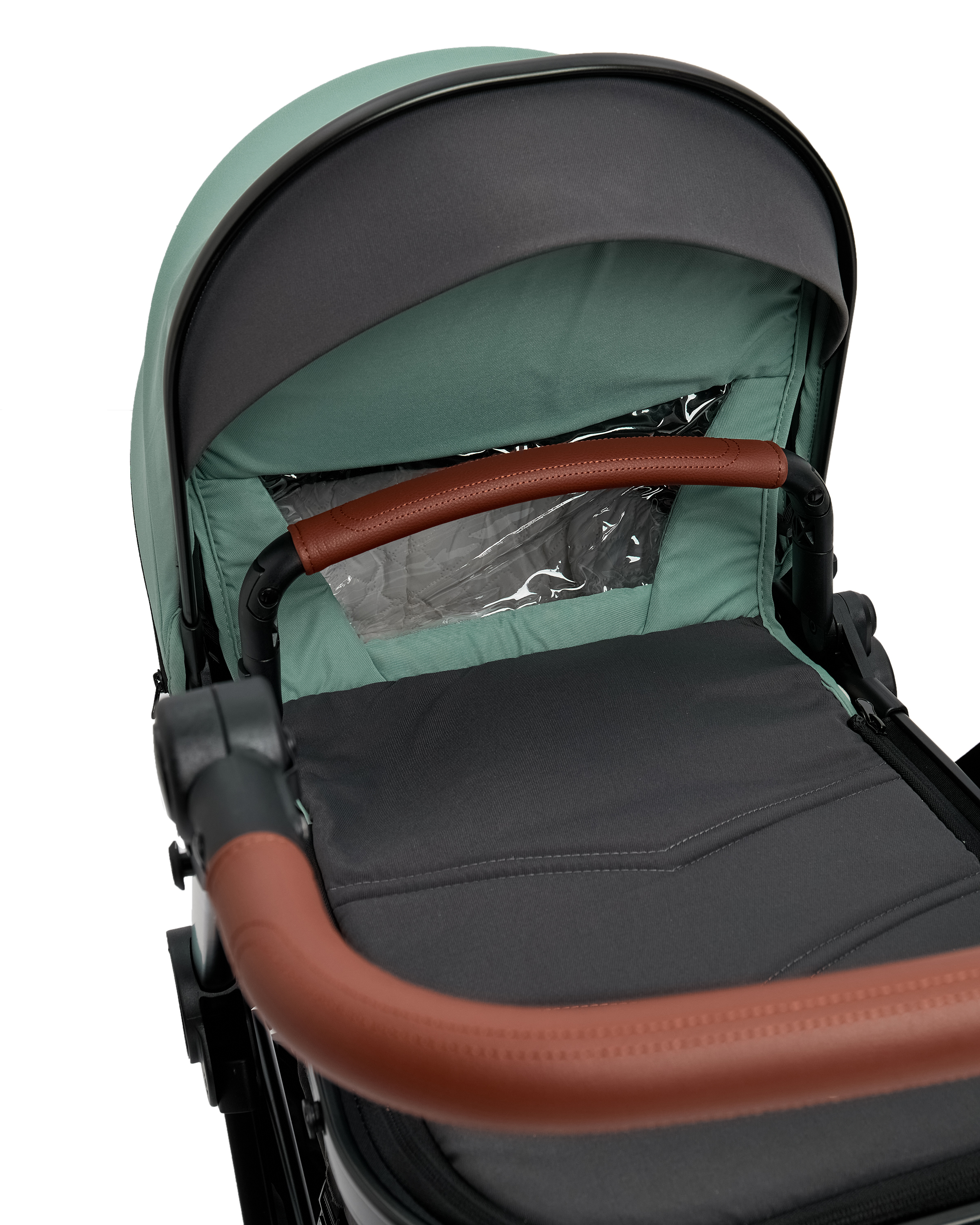 Коляска 2в1 BabyGo Sandy бирюзовый - фото 4