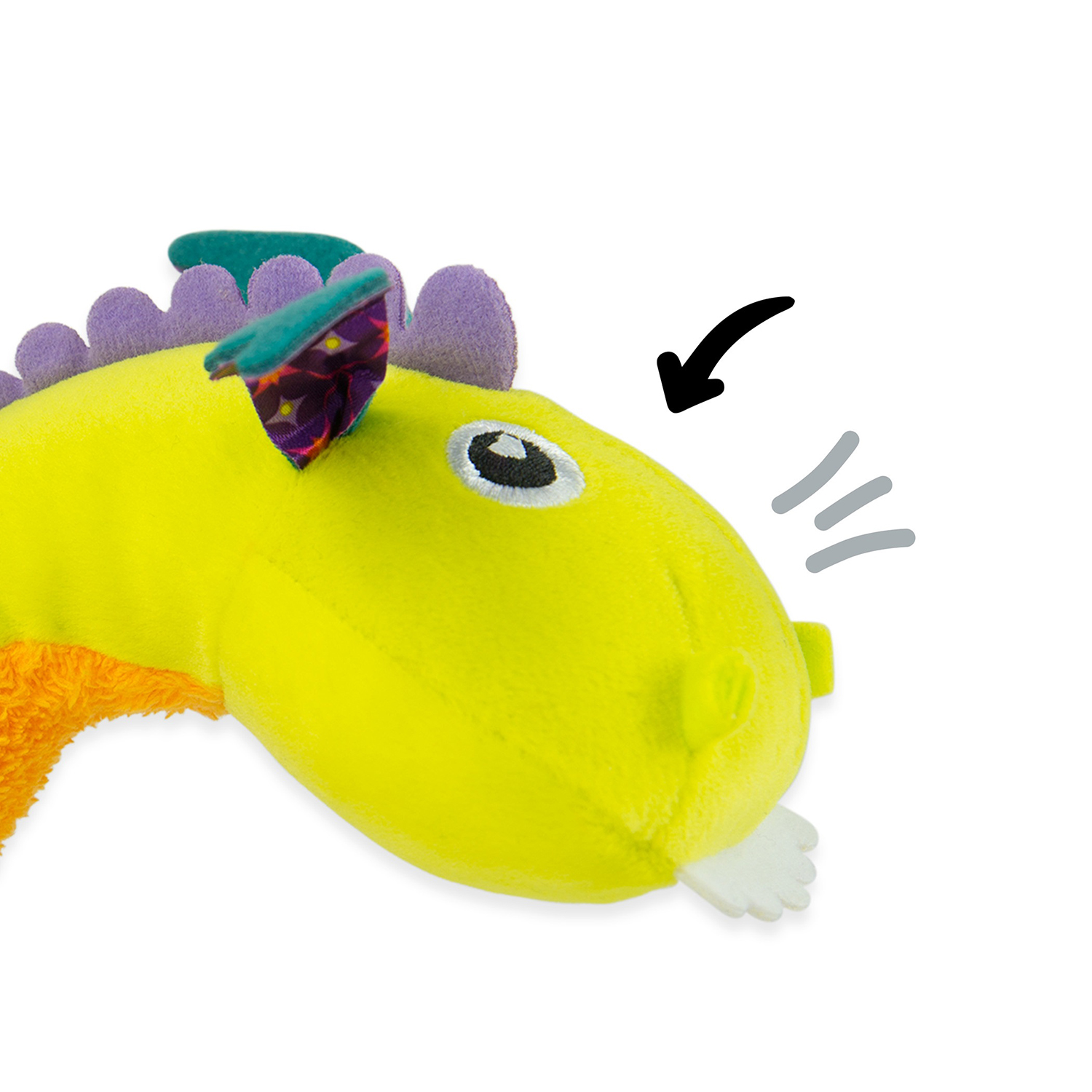 Игрушка Lamaze подвеска Крылатый дракон с подвесом - фото 4