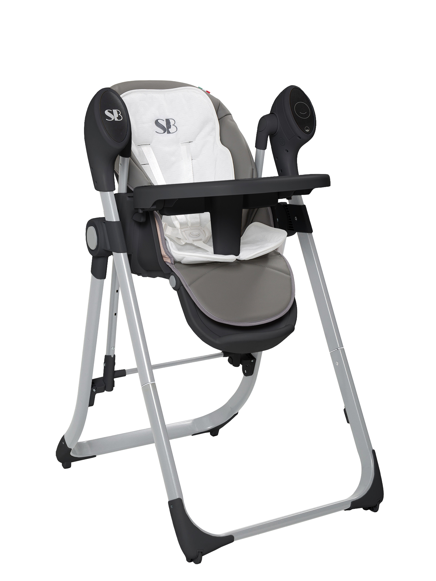 Стульчик для кормления Sweet Baby Amuleto Steel Grey серый - фото 16