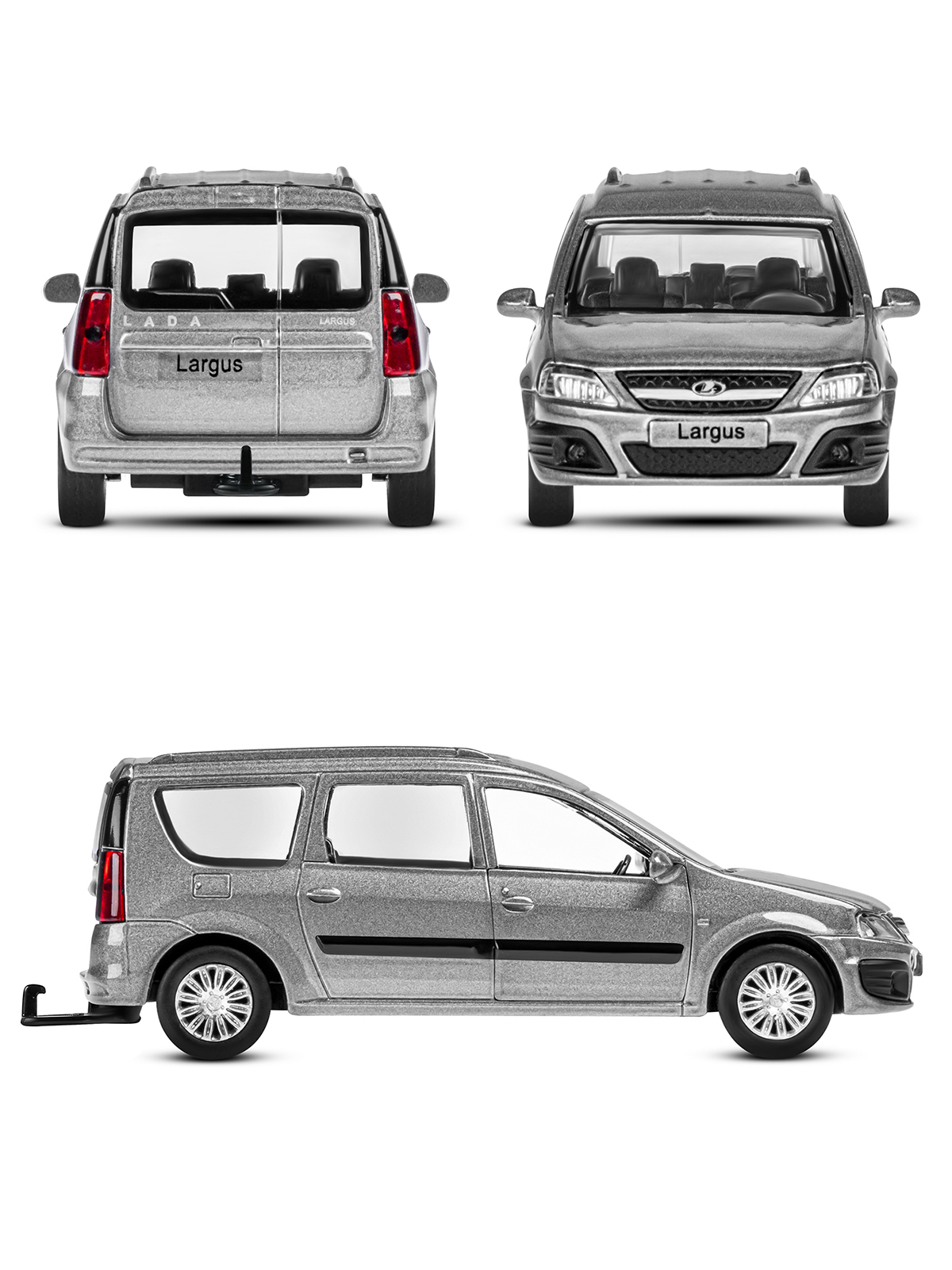 Автомобиль АВТОпанорама LADA Largus 1:43 JB1251626 - фото 8