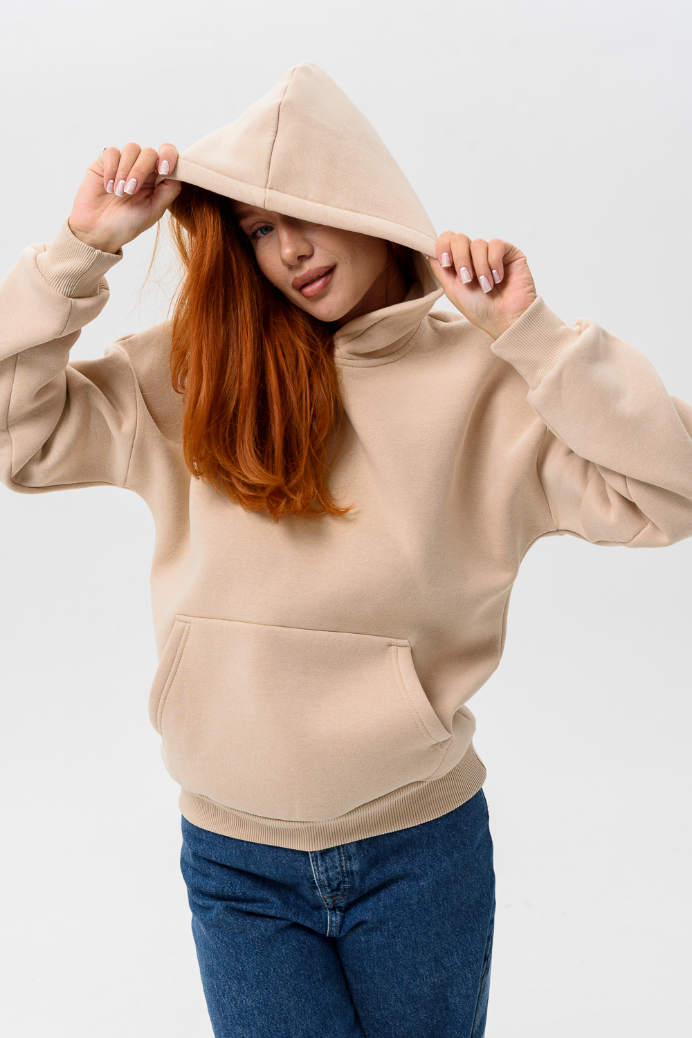 Худи Натали Суслова 14428 бежевый - фото 7