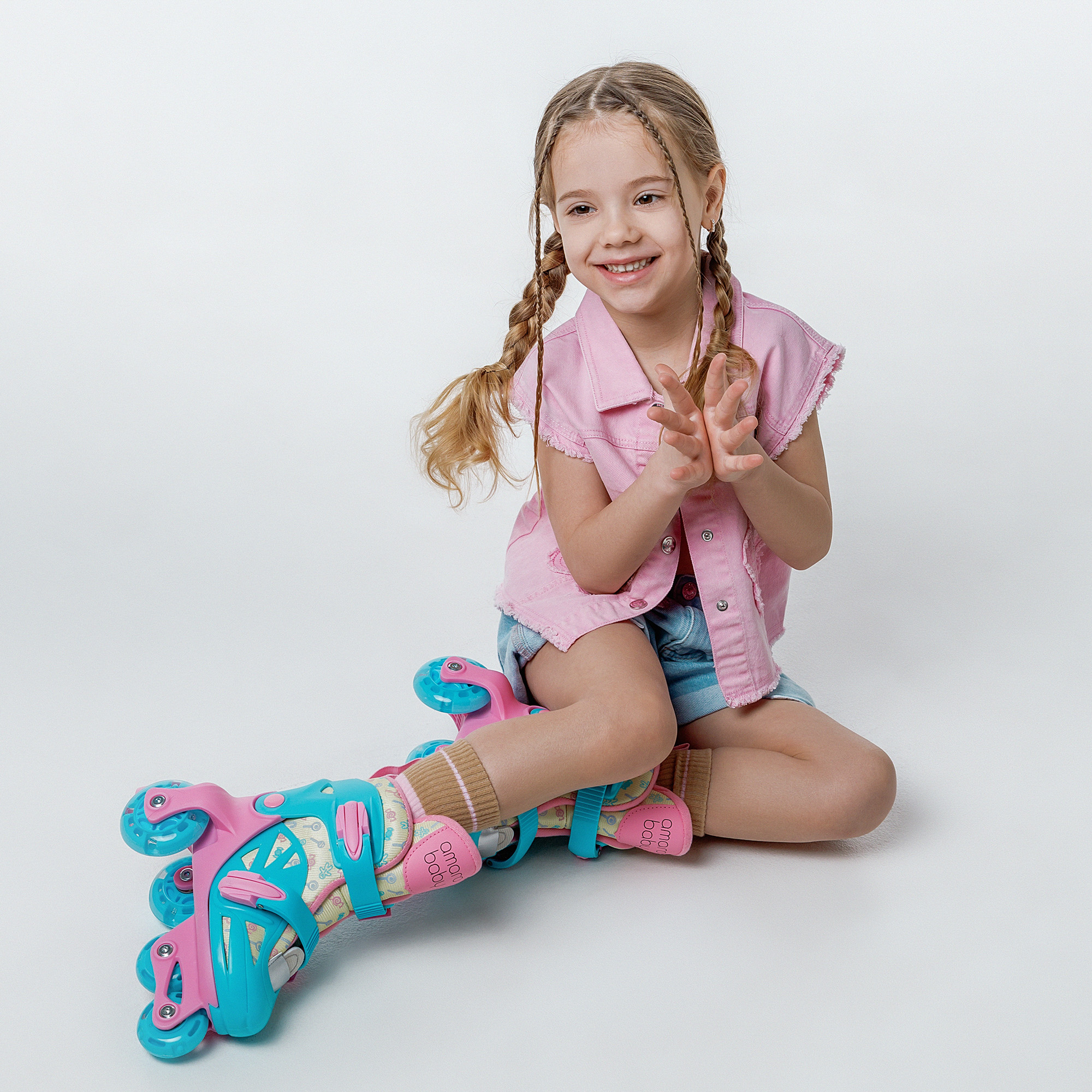 Роликовые коньки Amarobaby 29-32 - фото 18