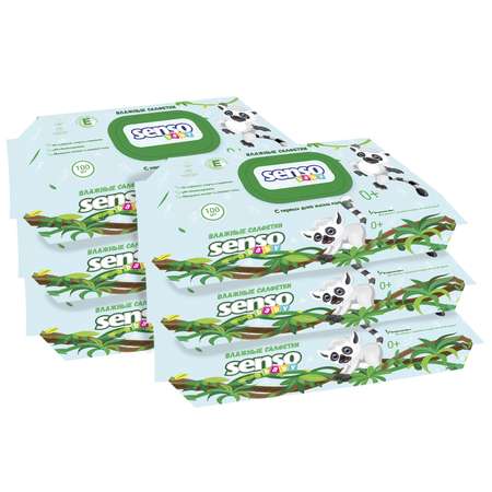 Влажные салфетки SENSO BABY 600 шт.