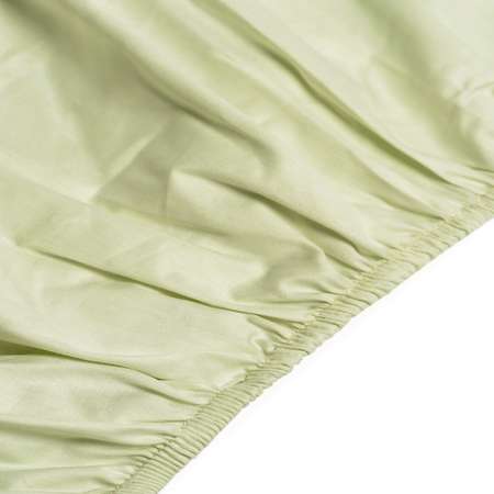Простынь Dream Time на резинке SH-46-160-200av аспарагус 160*200