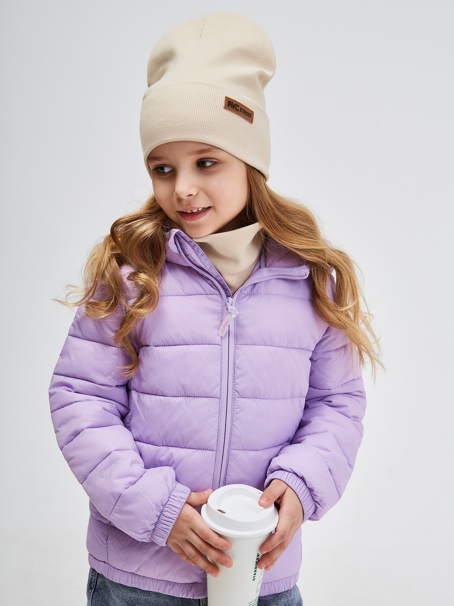 Шапка и снуд NYCkids NYC-H-70-KashOtvG-beige - фото 8