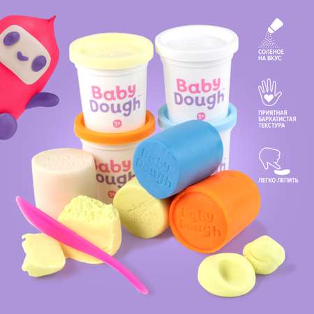 Тесто-пластилин BabyDough 4 цв.