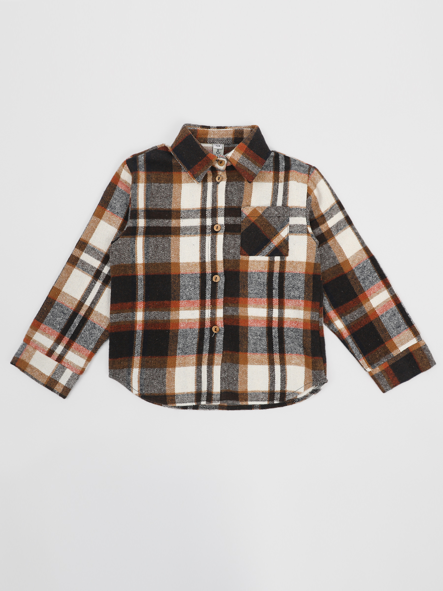 Рубашка Соль и Перец SP1510сине/коричневый - фото 10