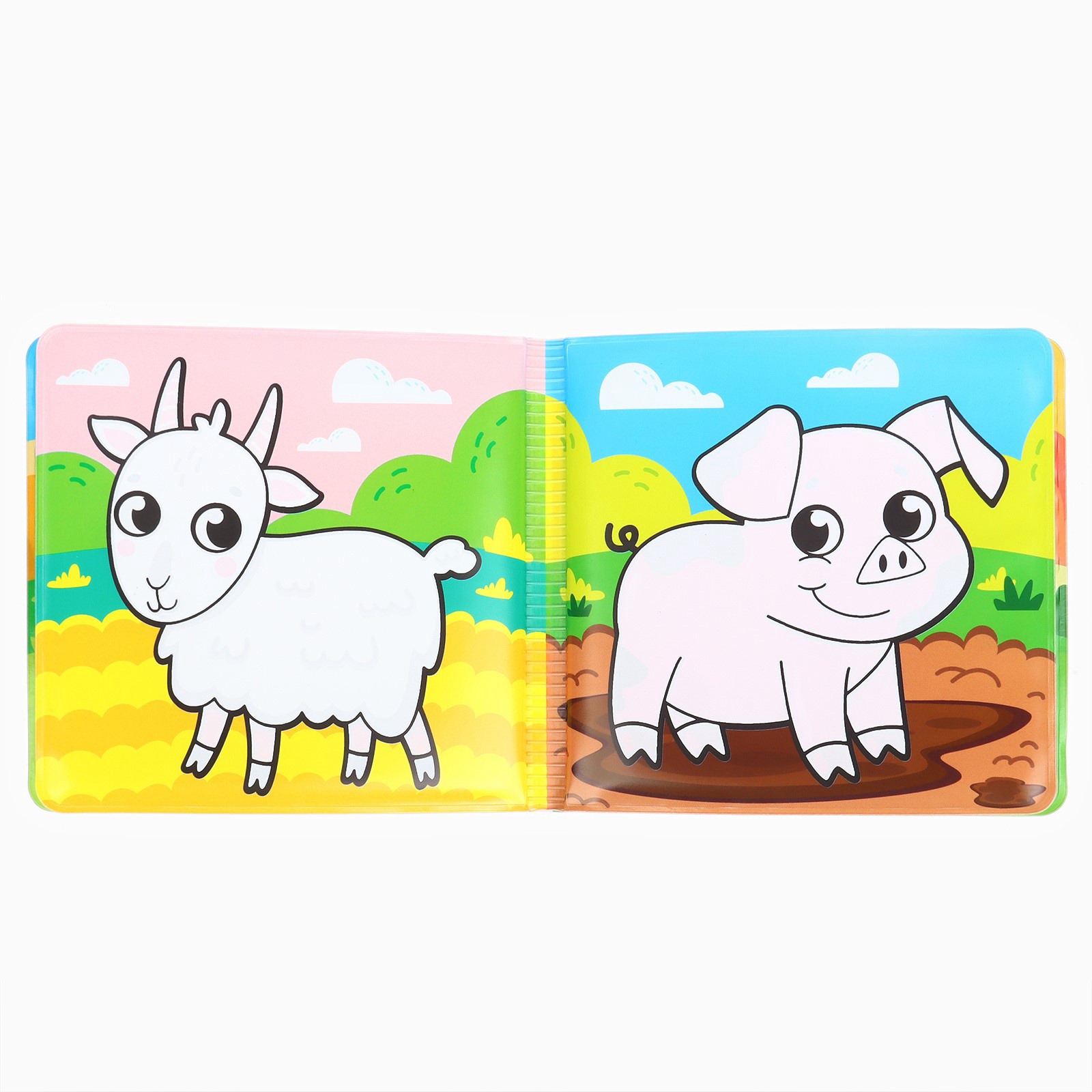 Книжка раскраска Крошка Я для ванны На ферме - фото 5