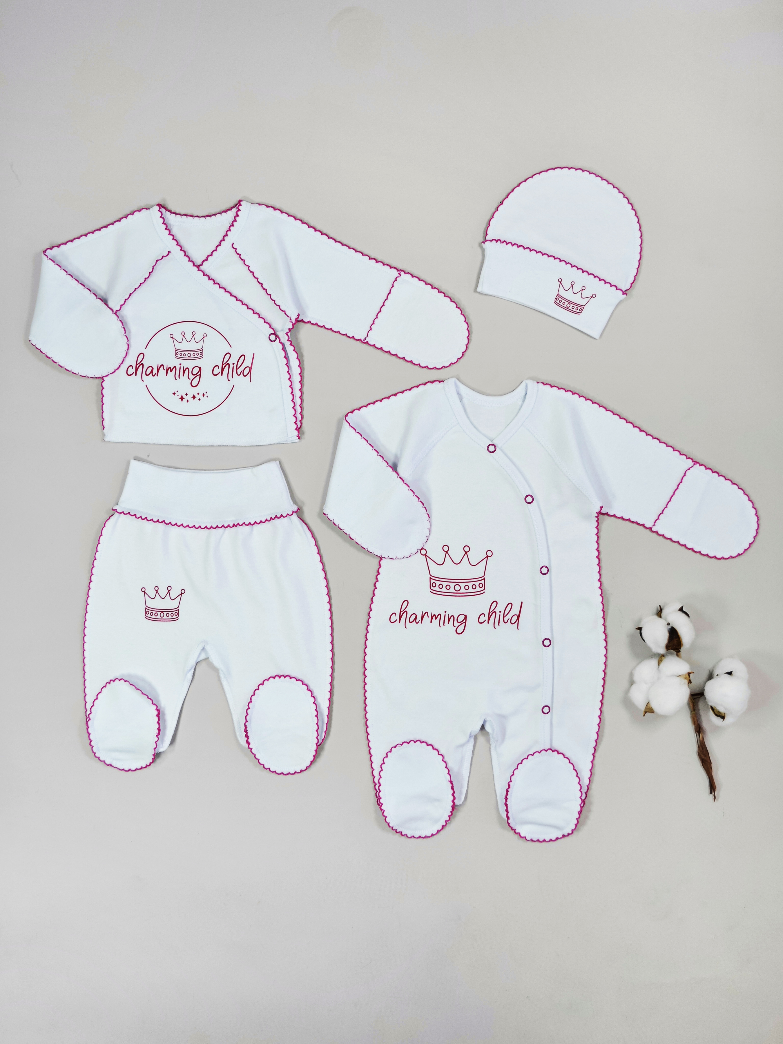 Комплект на выписку Шустрая пчелка 620002КШ/Розовый - фото 1