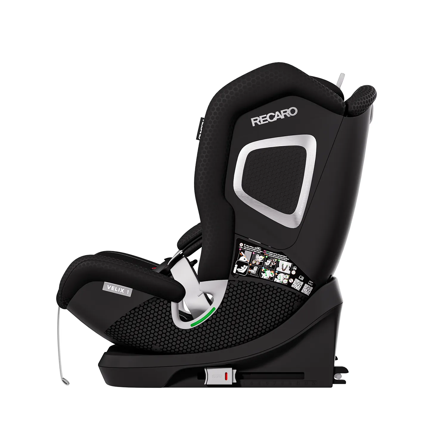 Автокресло Recaro Velix 1 Isofix 1/2/3 (9-36 кг) черный - фото 5