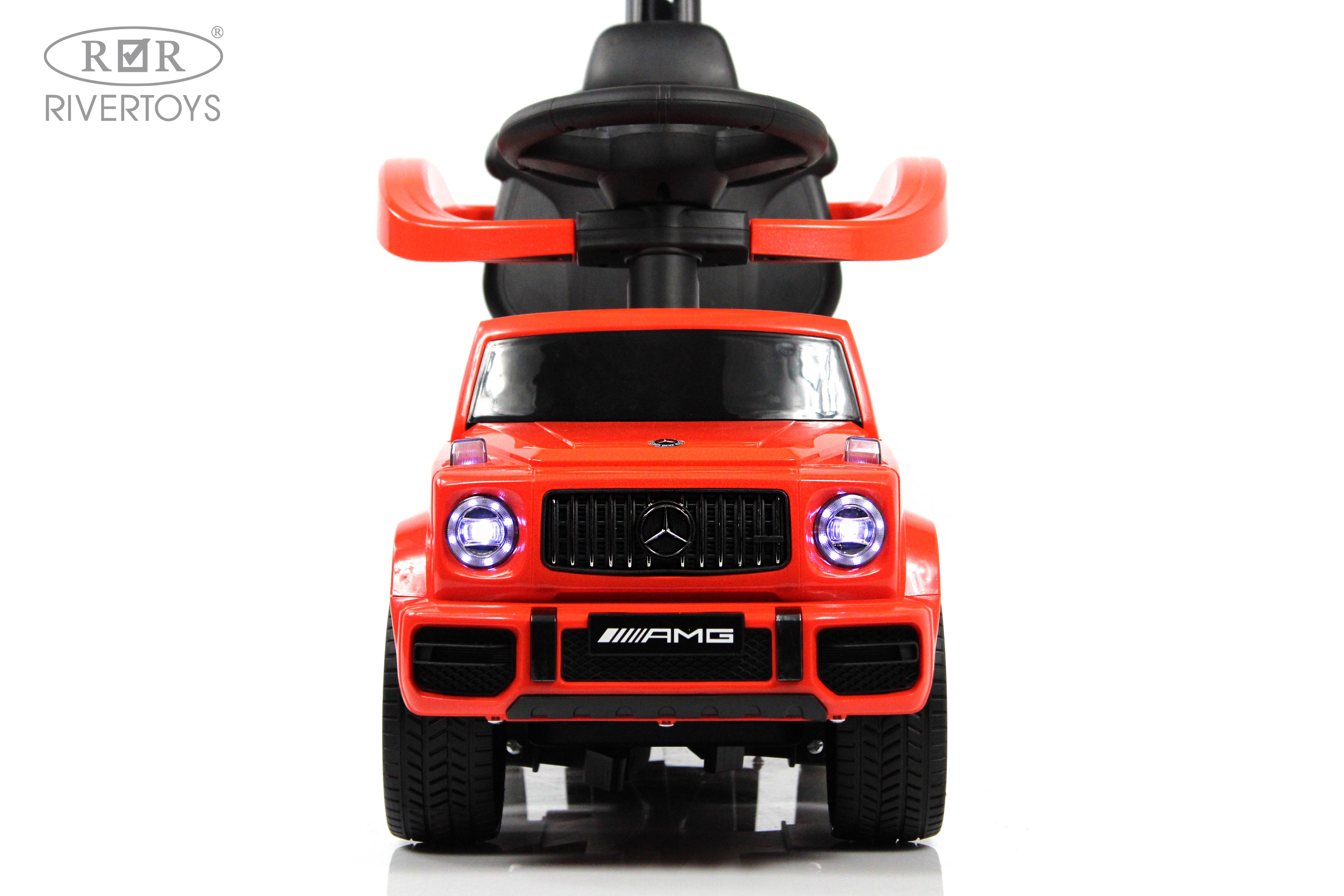 Каталка RIVERTOYS Mercedes-Benz G63 Red Diamond красный - фото 5