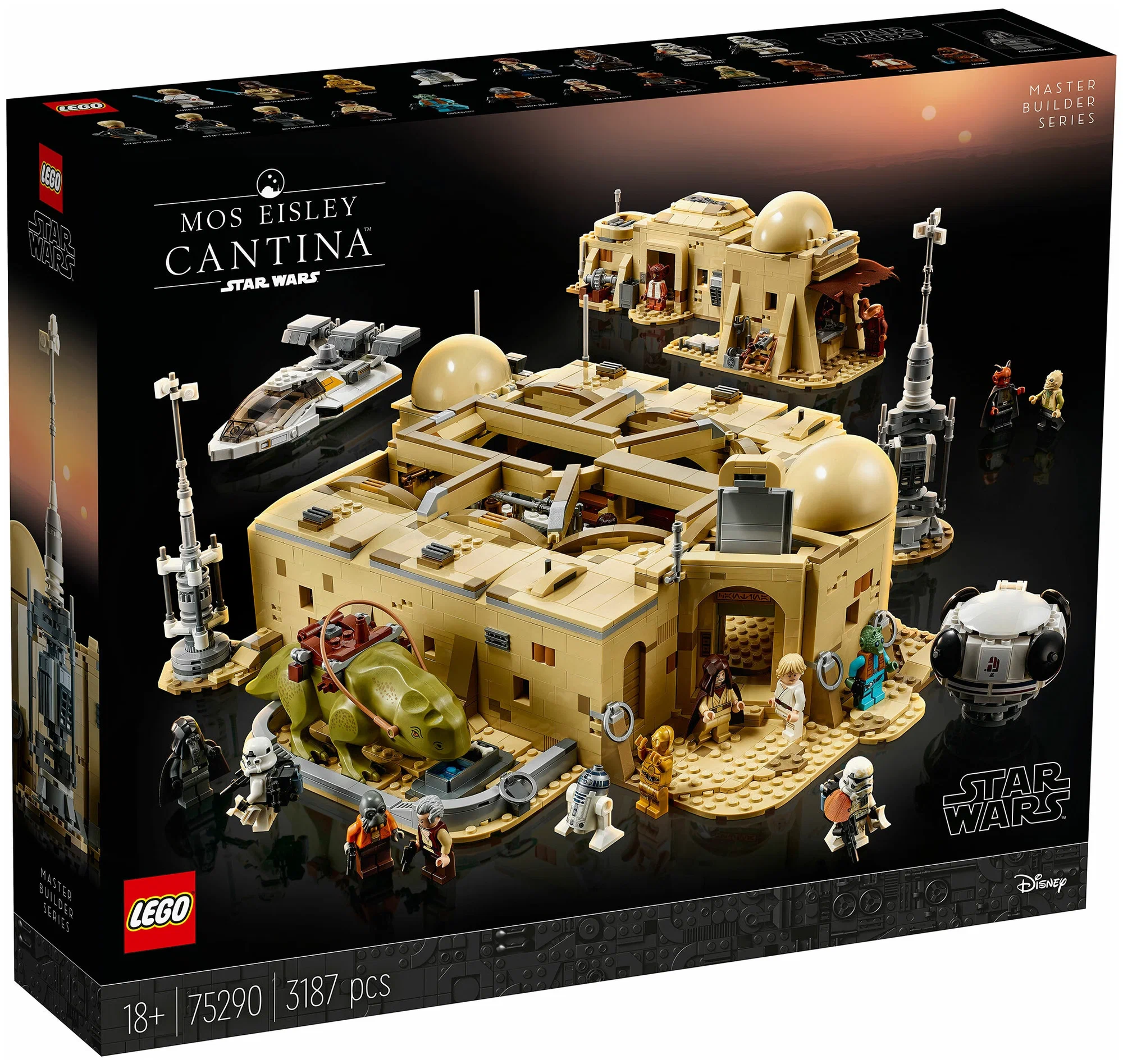 Изображение товара Конструктор LEGO Star Wars Кантина Мос-Эйсли 75290 834 дет. Изображение товара Конструктор LEGO Star Wars Кантина Мос-Эйсли 75290 834 дет.