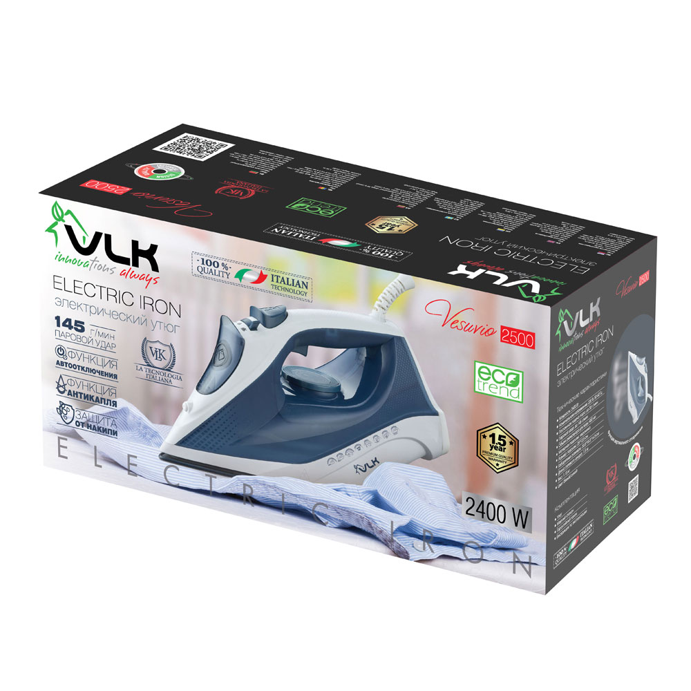 Утюг электрический VLK vesuvio 2500 - фото 13