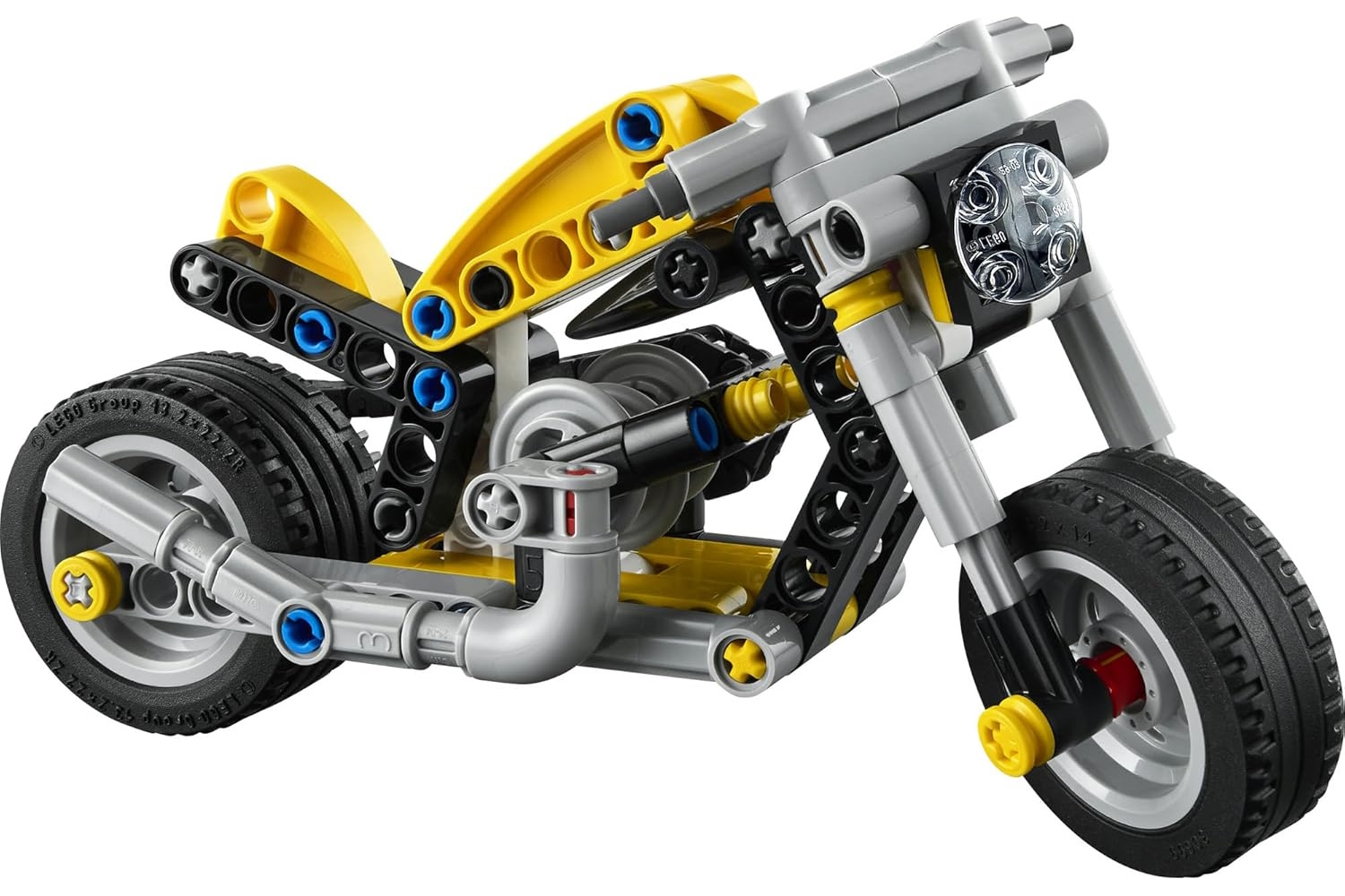 Конструктор LEGO Technic Желтый мотоцикл 151 дет. - фото 2