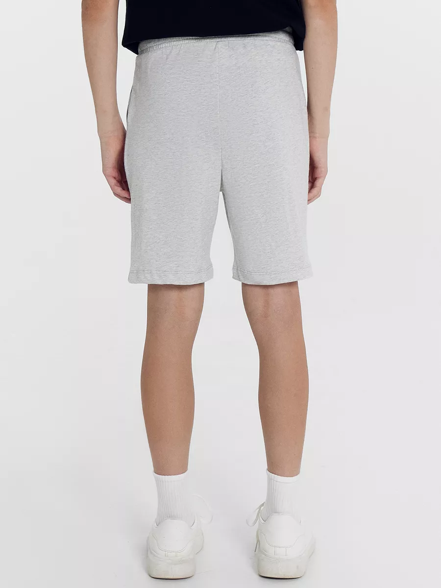 Шорты 2 шт Mark Formelle (Марк Формэль) 133330-2/серый меланж 4306-А +водяная лилия +печать - фото 7