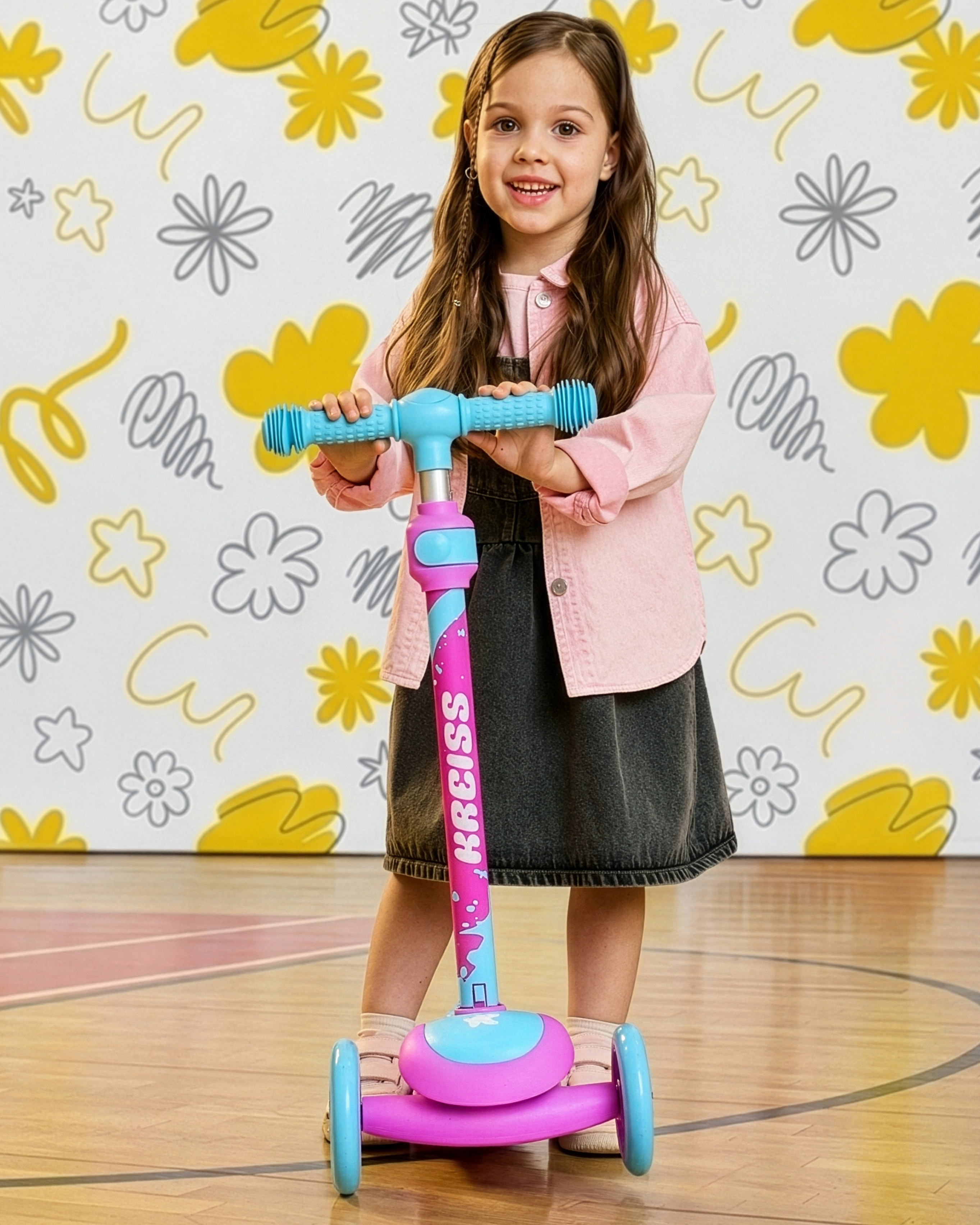 Самокат Kreiss трехколесный - фото 4