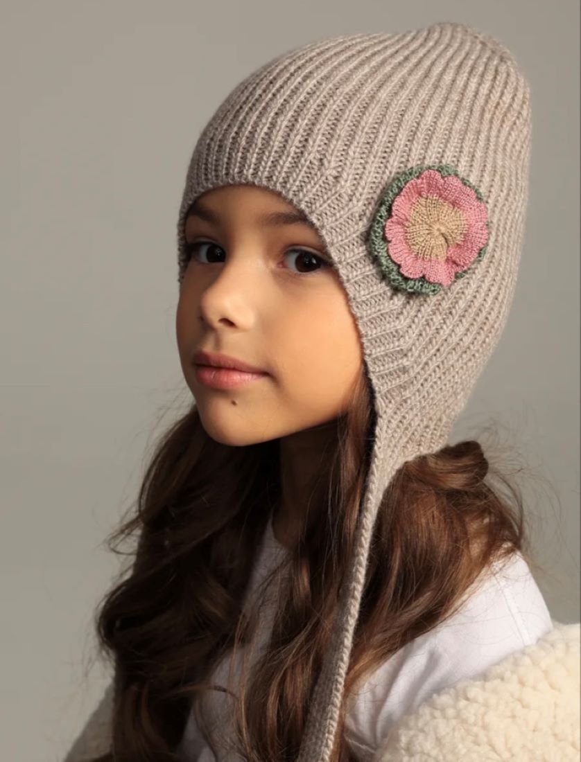 Шапка BRIOLLINI Чепчик детский Sweet terry, цвет бежевый, размер 50-54 - фото 1