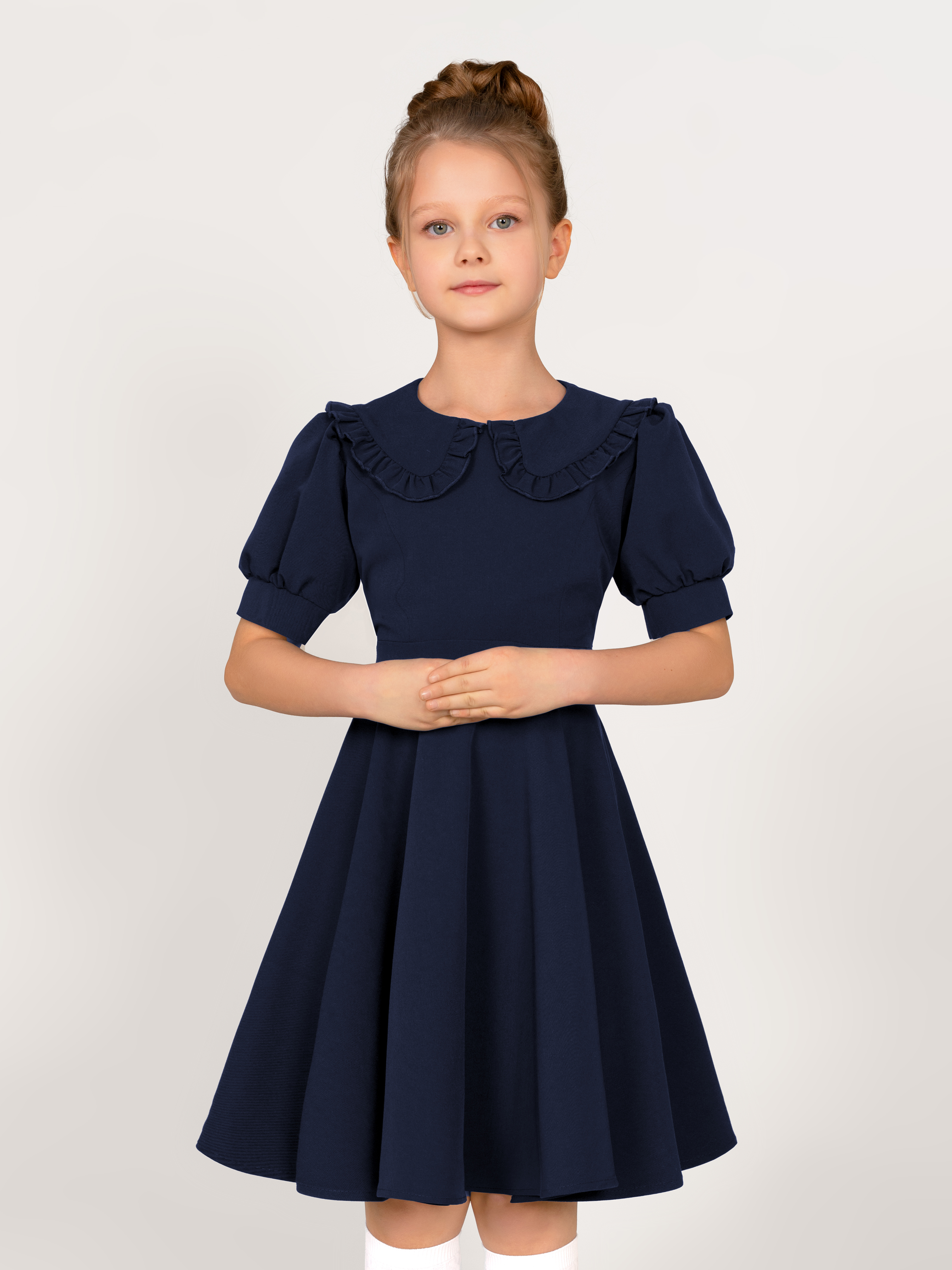 Платье ALISIA FIORI 177201BS/темно-синий - фото 4
