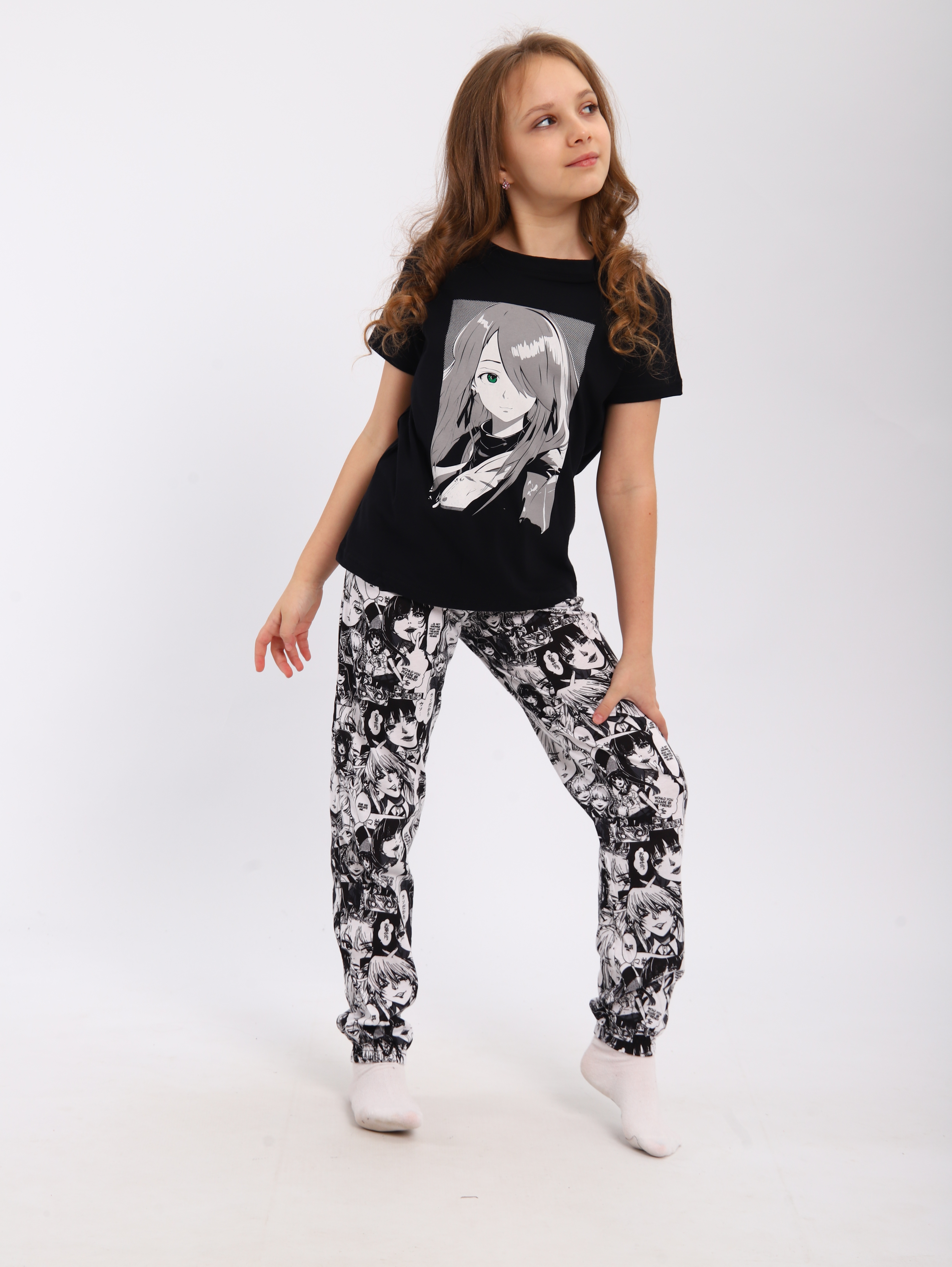 Костюм ЛАДОШКИ Комплект Светлана черный - фото 4