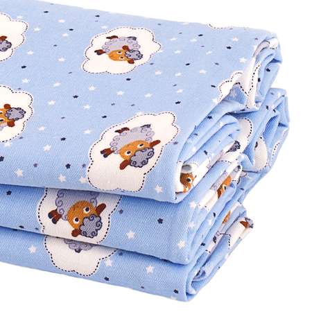 Пеленки Про Сон фланель sheep blue