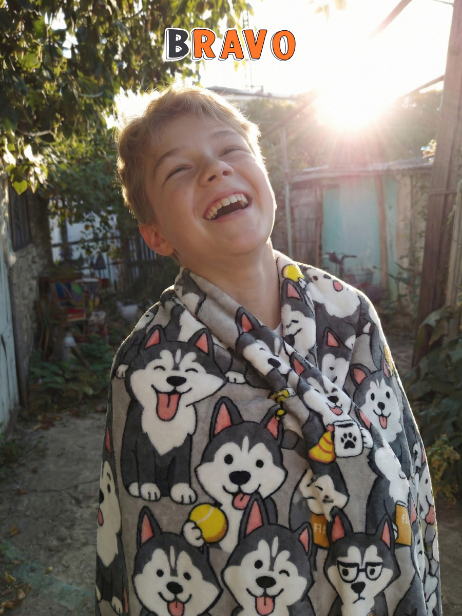 Покрывало BRAVO Хаски 150 x 200 см велсофт - фото 17