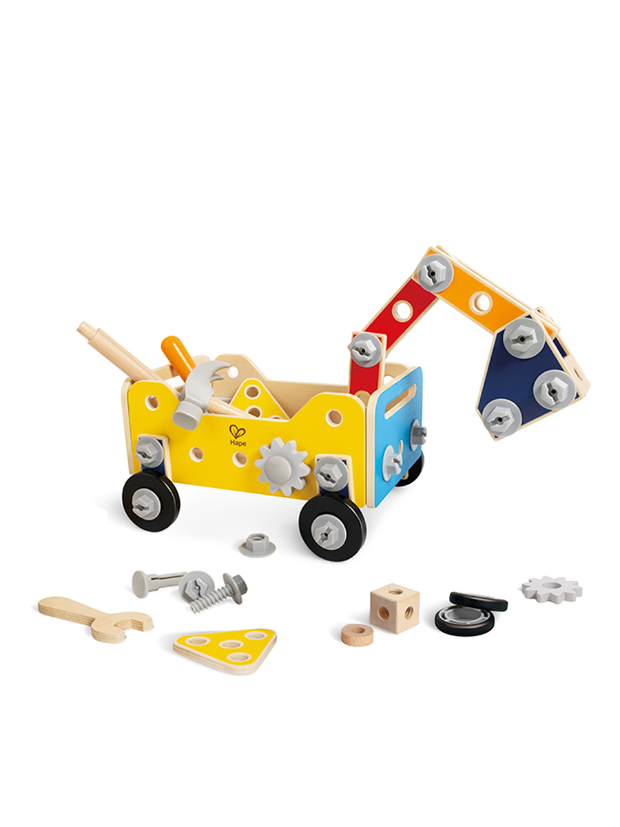 Конструктор Hape Мастерская деревянный 83 дет. - фото 13