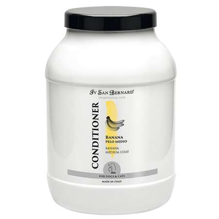 Кондиционер для кошек и собак Iv San Bernard Traditional Line Banana для средней шерсти 3л