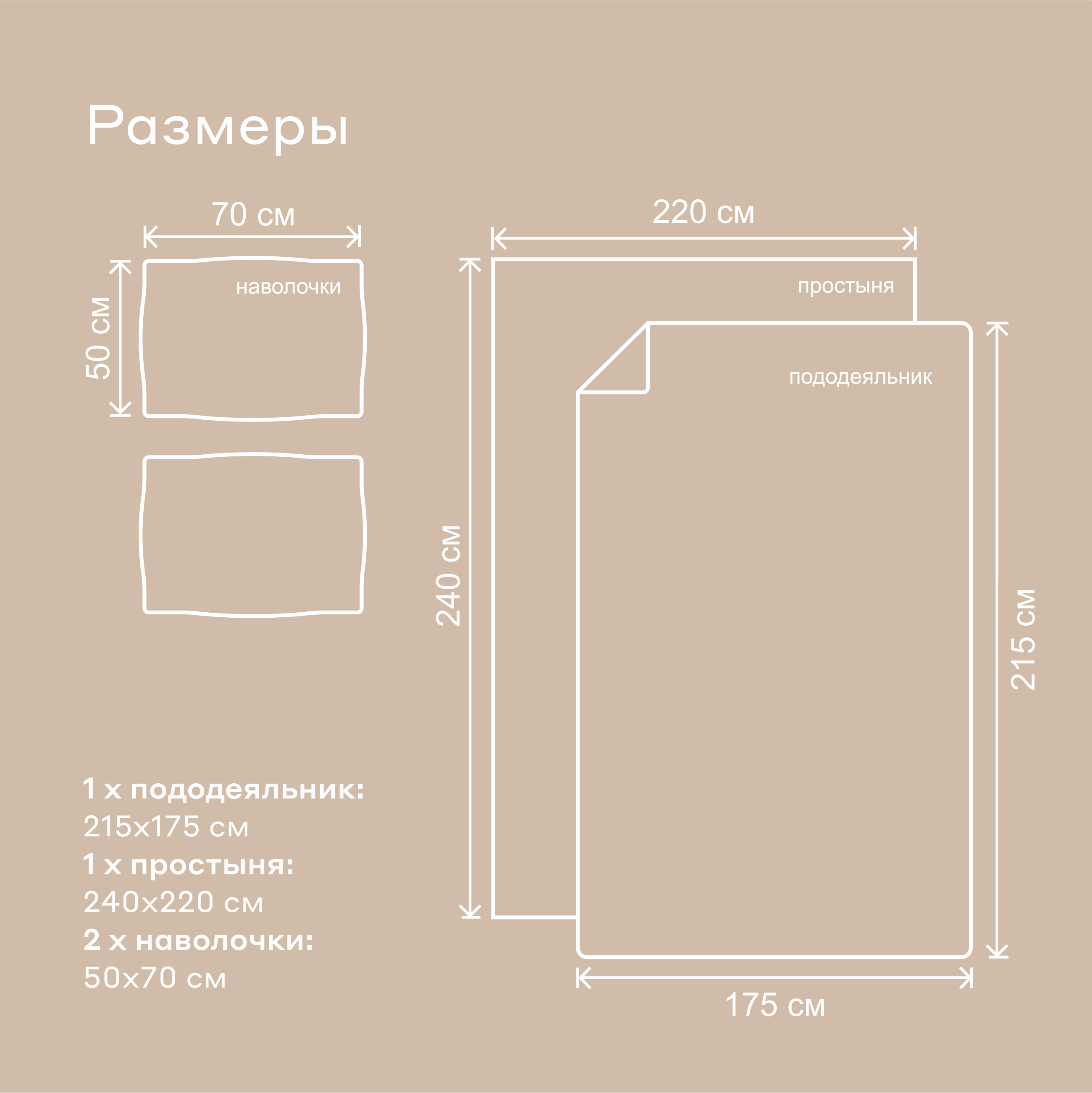 Комплект постельного белья Pragma Telso двуспальный 4 предм. - фото 12