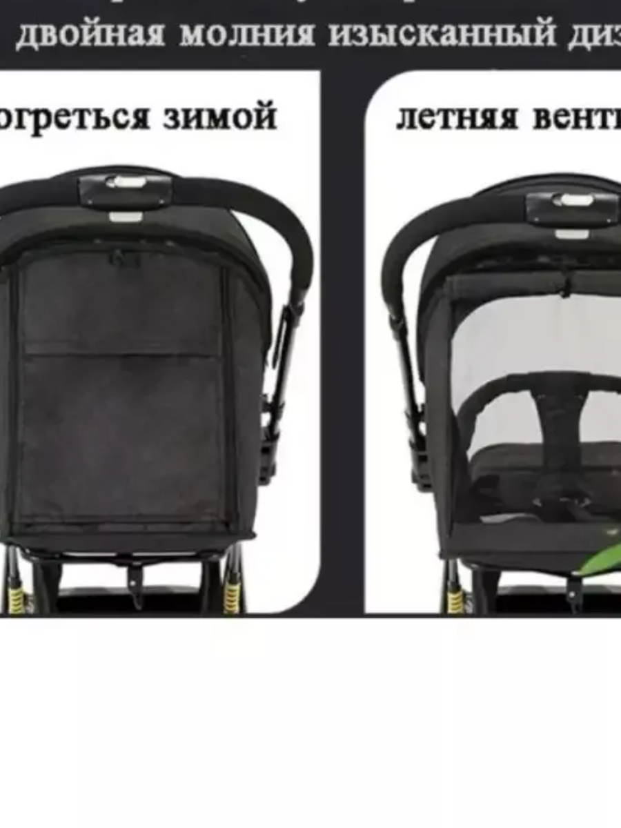 Коляска прогулочная Ining baby K313-2A Pro Khaki - фото 8