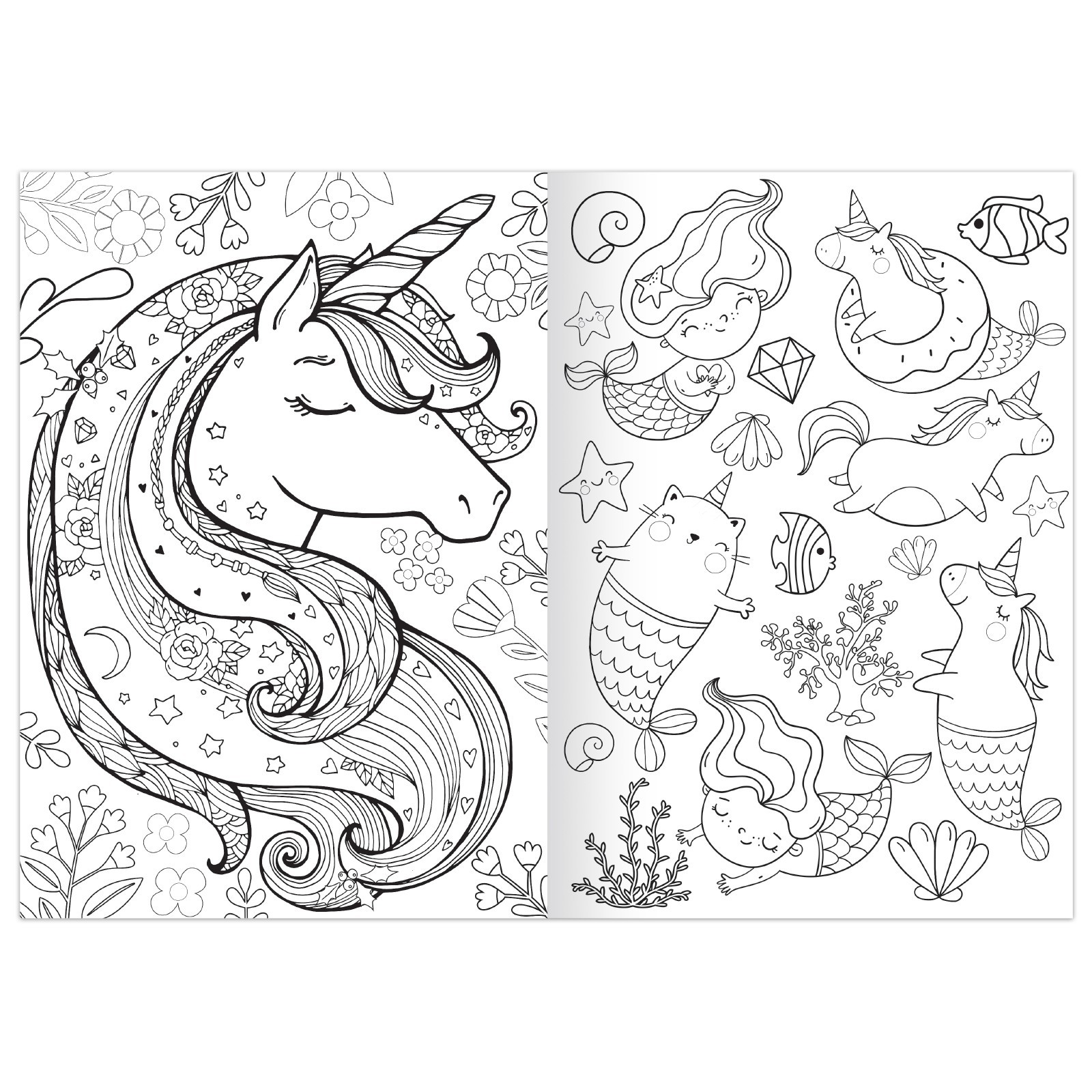 Раскраска Буква-ленд Единорожки 12 стр А5 - фото 3