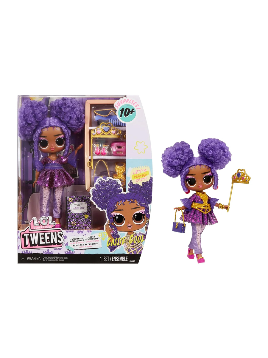 Кукла модельная L.O.L. Surprise! Tweens Кэсси Кул 591672 высота 16,5 см 00-00019792 - фото 1