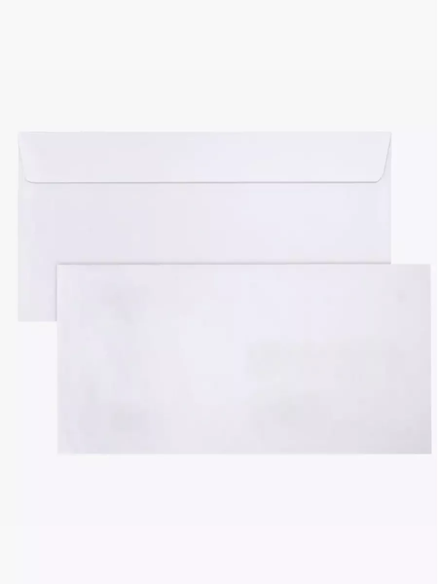 Конверты бумажные AXLER почтовые белые Е65 100 шт - фото 3