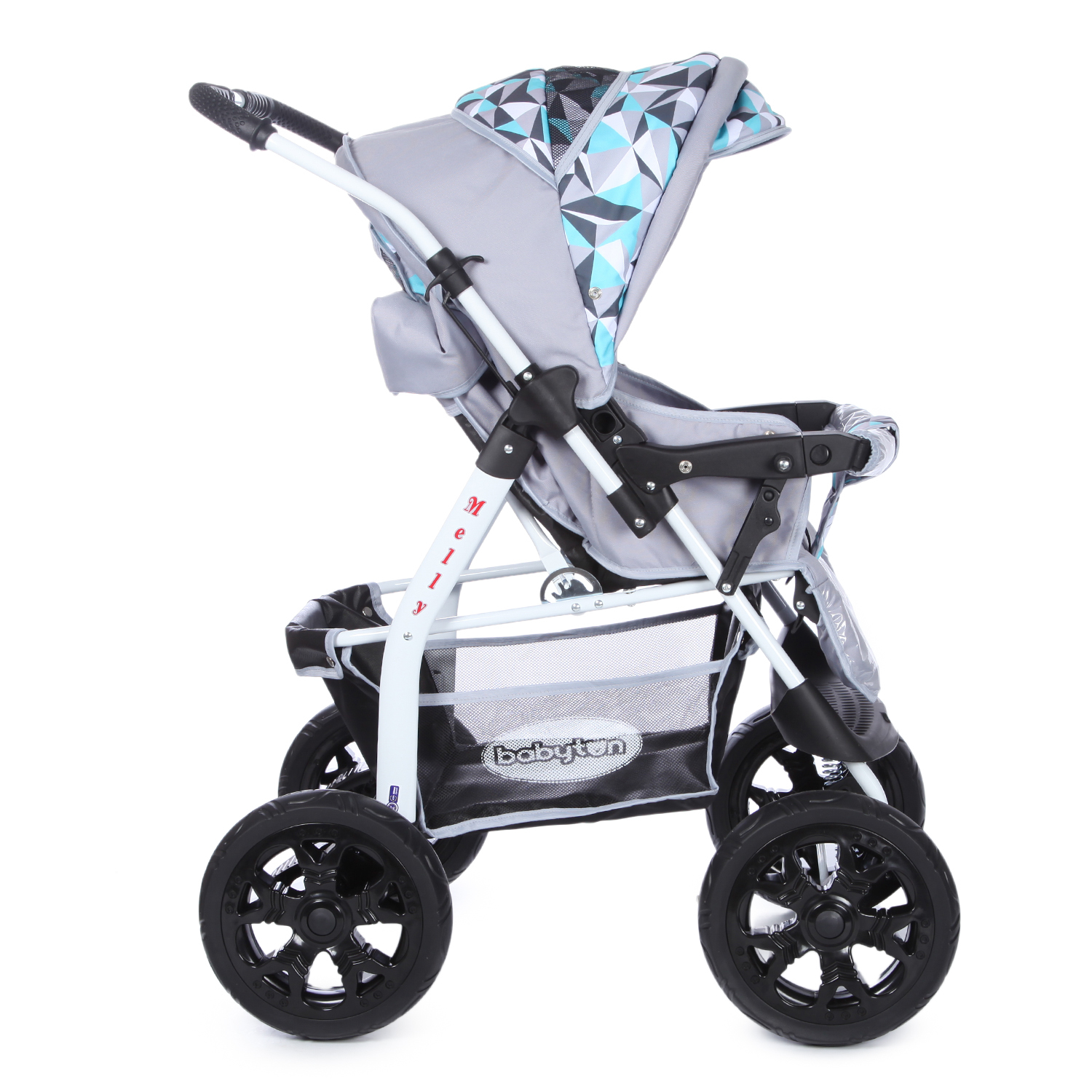 Коляска трансформер Babyton Melly Grey-Green серый - фото 9