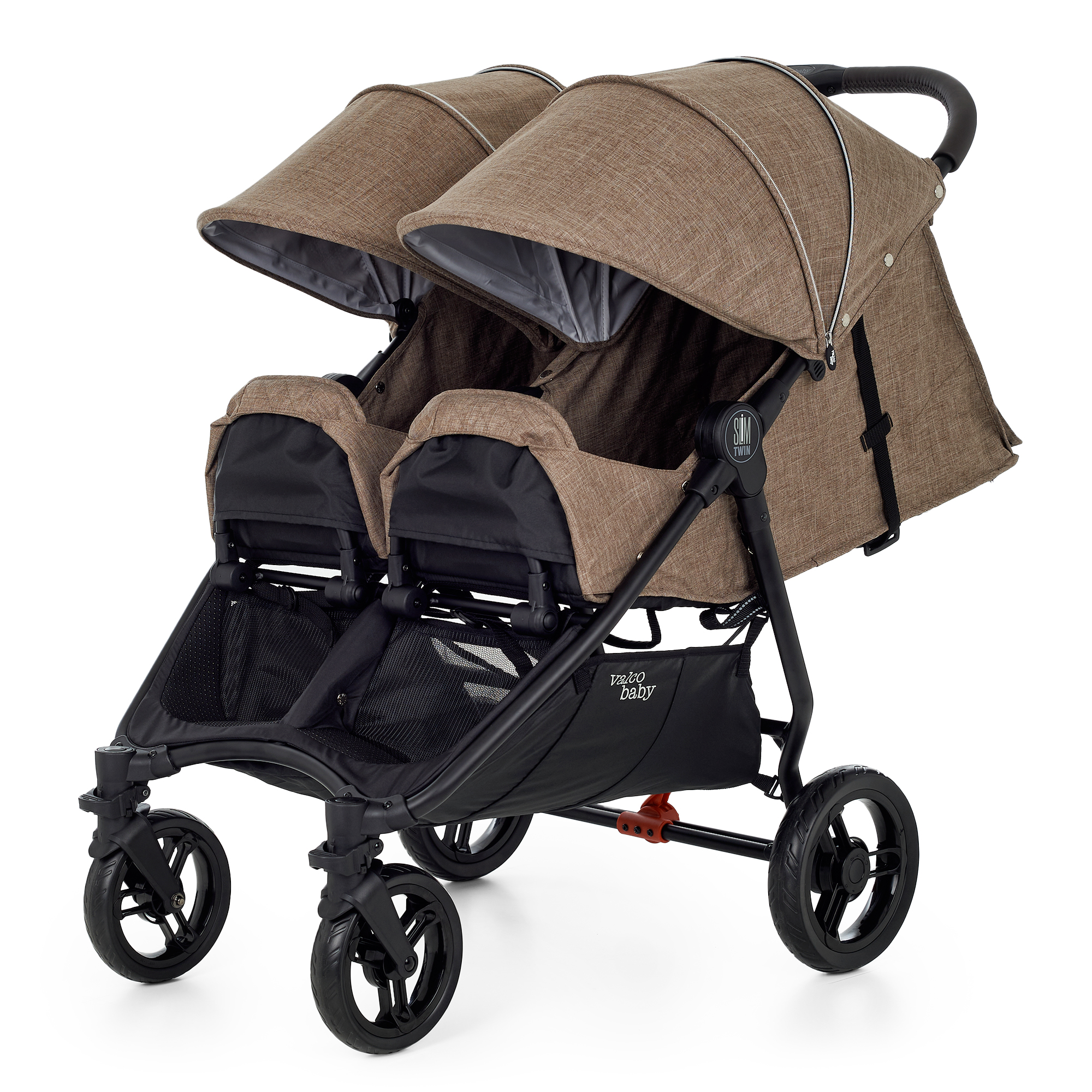 Коляска прогулочная Valco baby Slim Twin / Cappuccino коричневый - фото 6