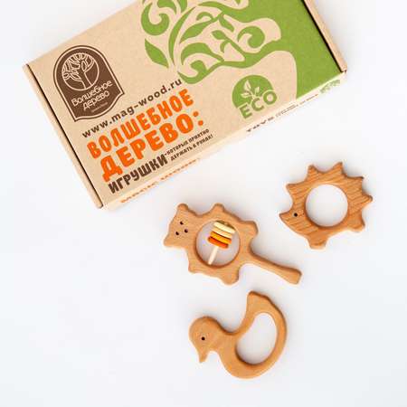 Игрушка Mag Wood погремушка Лесная дружба