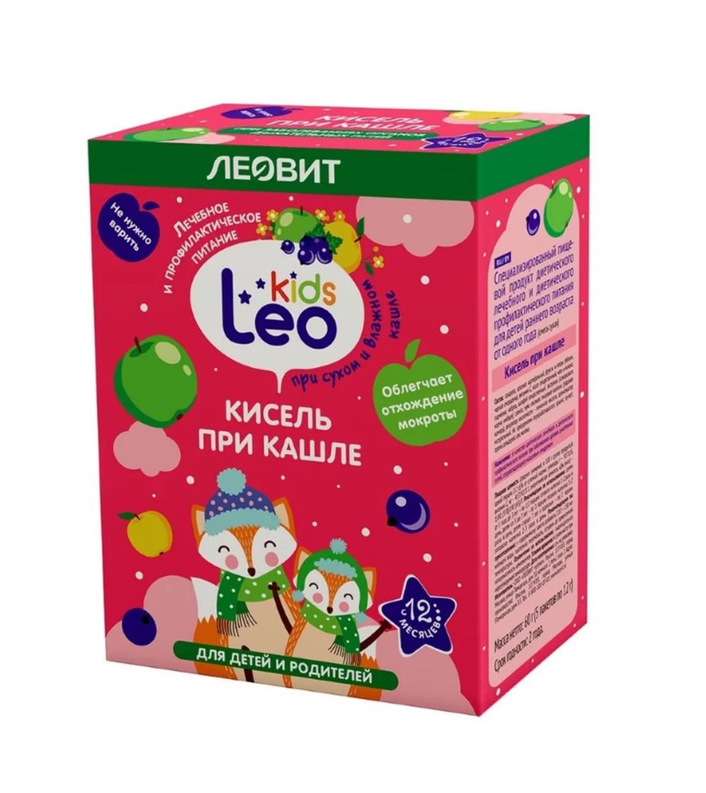 Кисель детский при кашле Леовит Leokids Леовит - фото 1