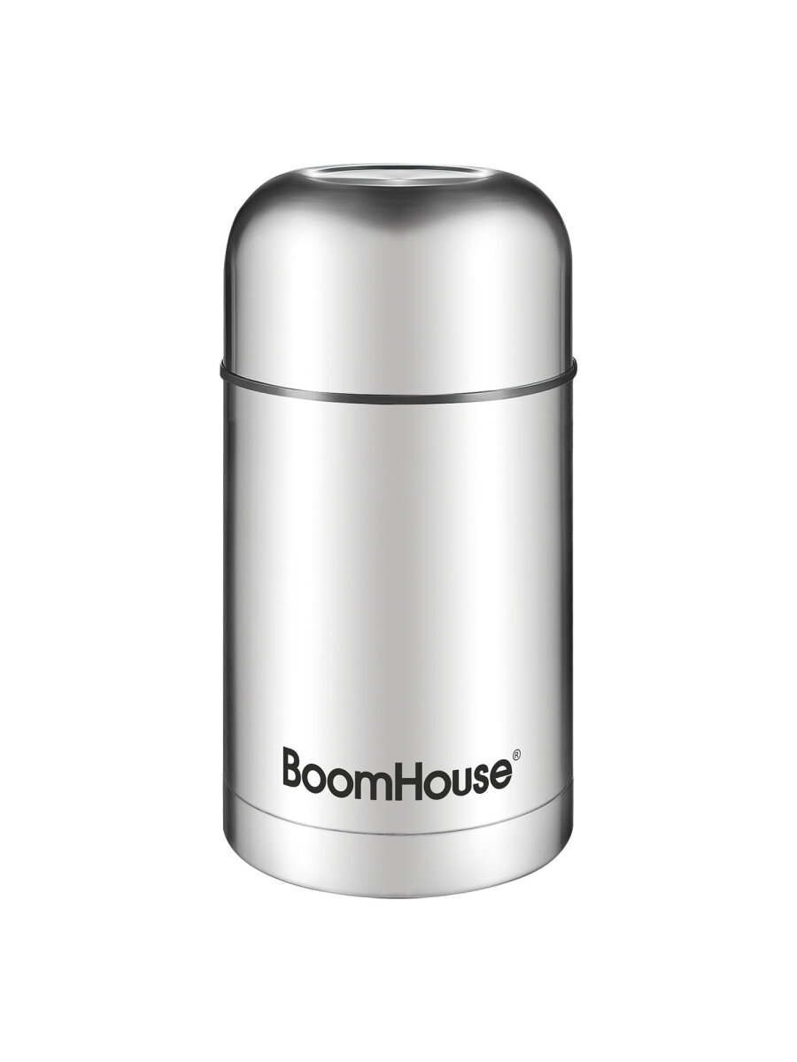 Термос BoomHouse для чая кофе еды 1 литр с широким горлом походный - фото 3