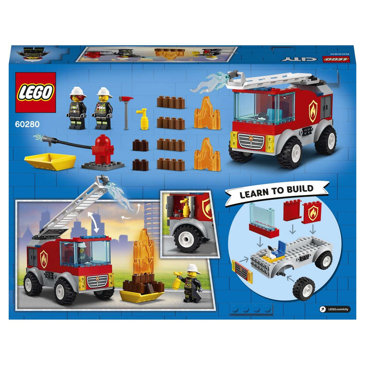Конструктор LEGO City Fire Пожарная машина - фото 3