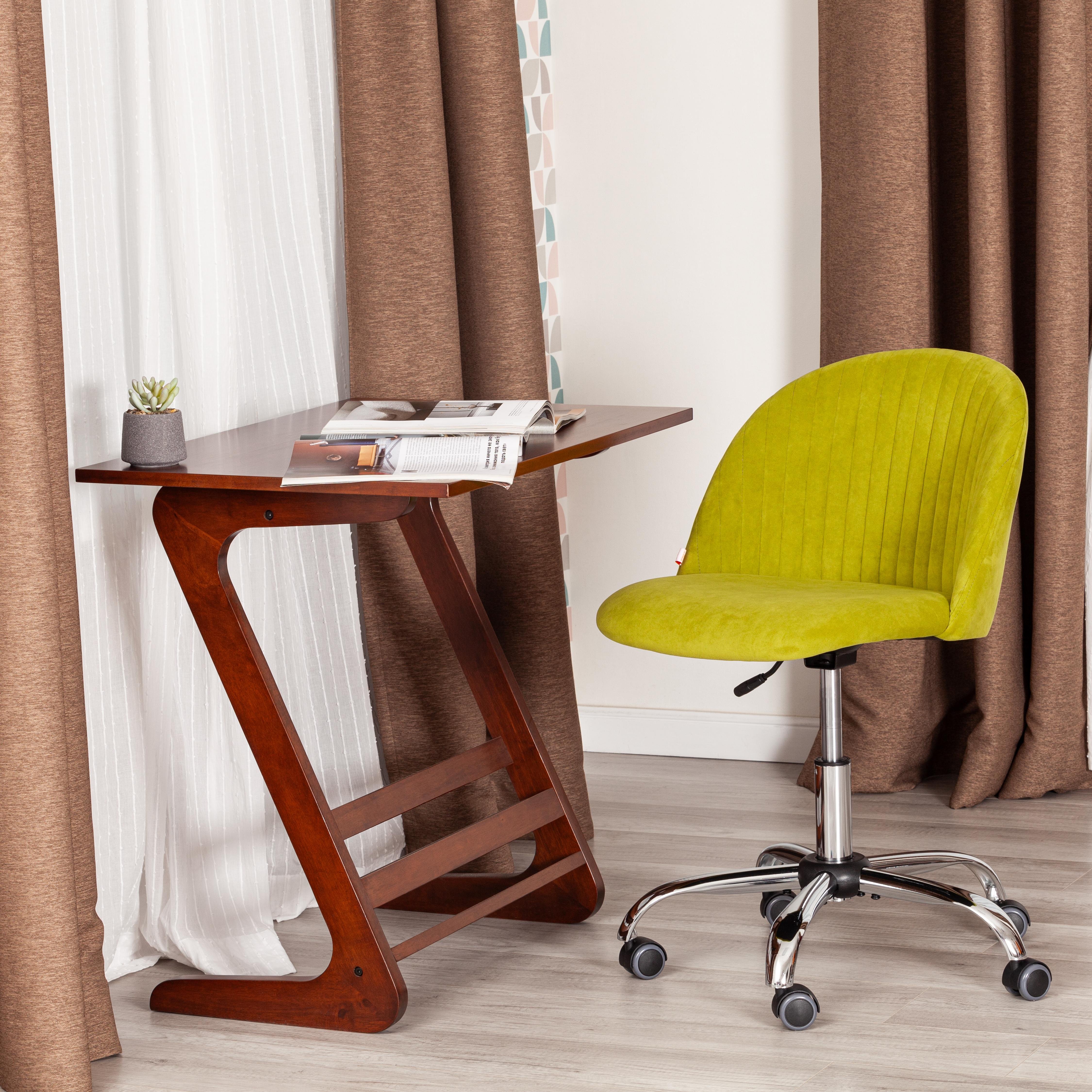 Компьютерное кресло TETCHAIR флок олива - фото 9