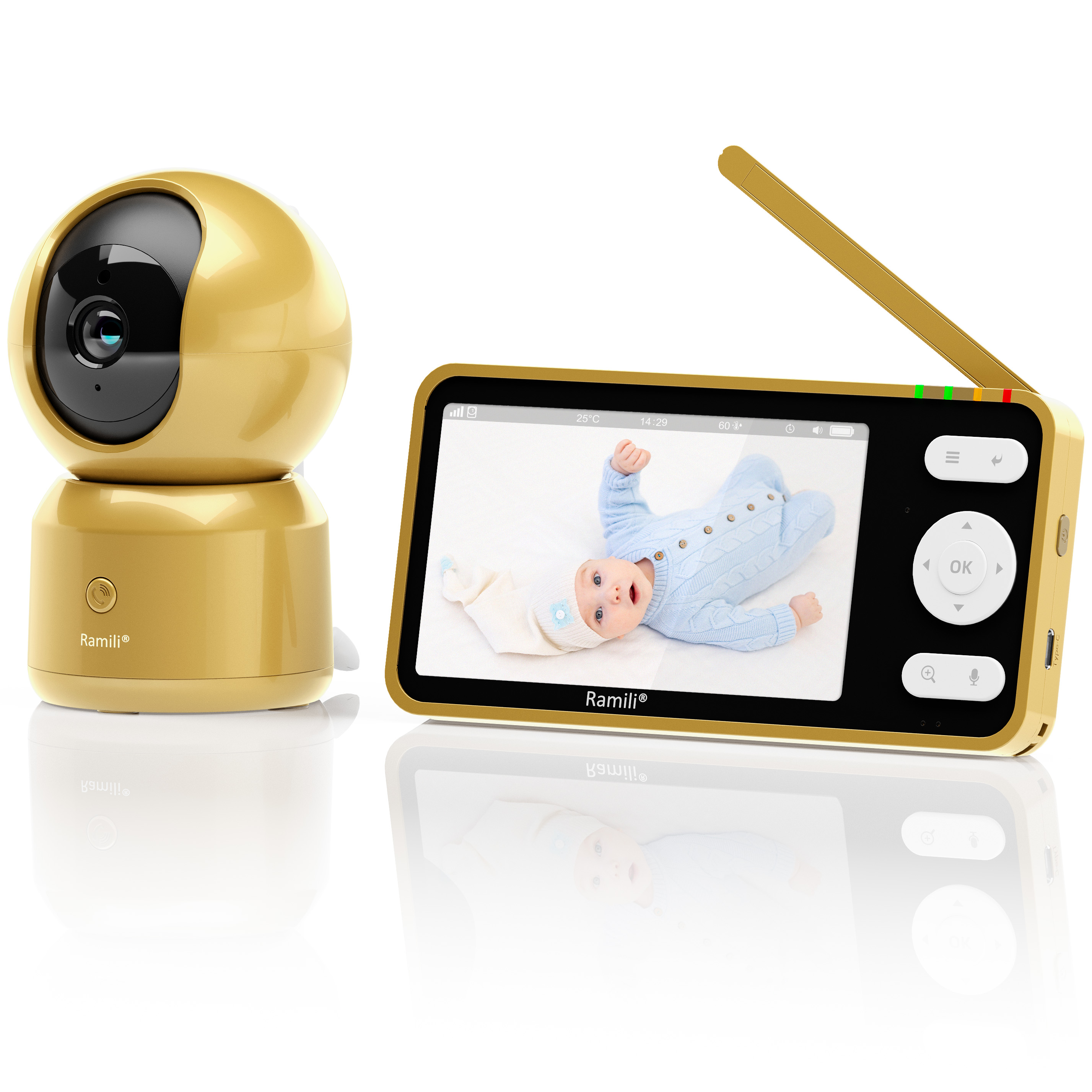 Видеоняня Ramili RV1500 GOLD 2K двухрежимная - фото 10