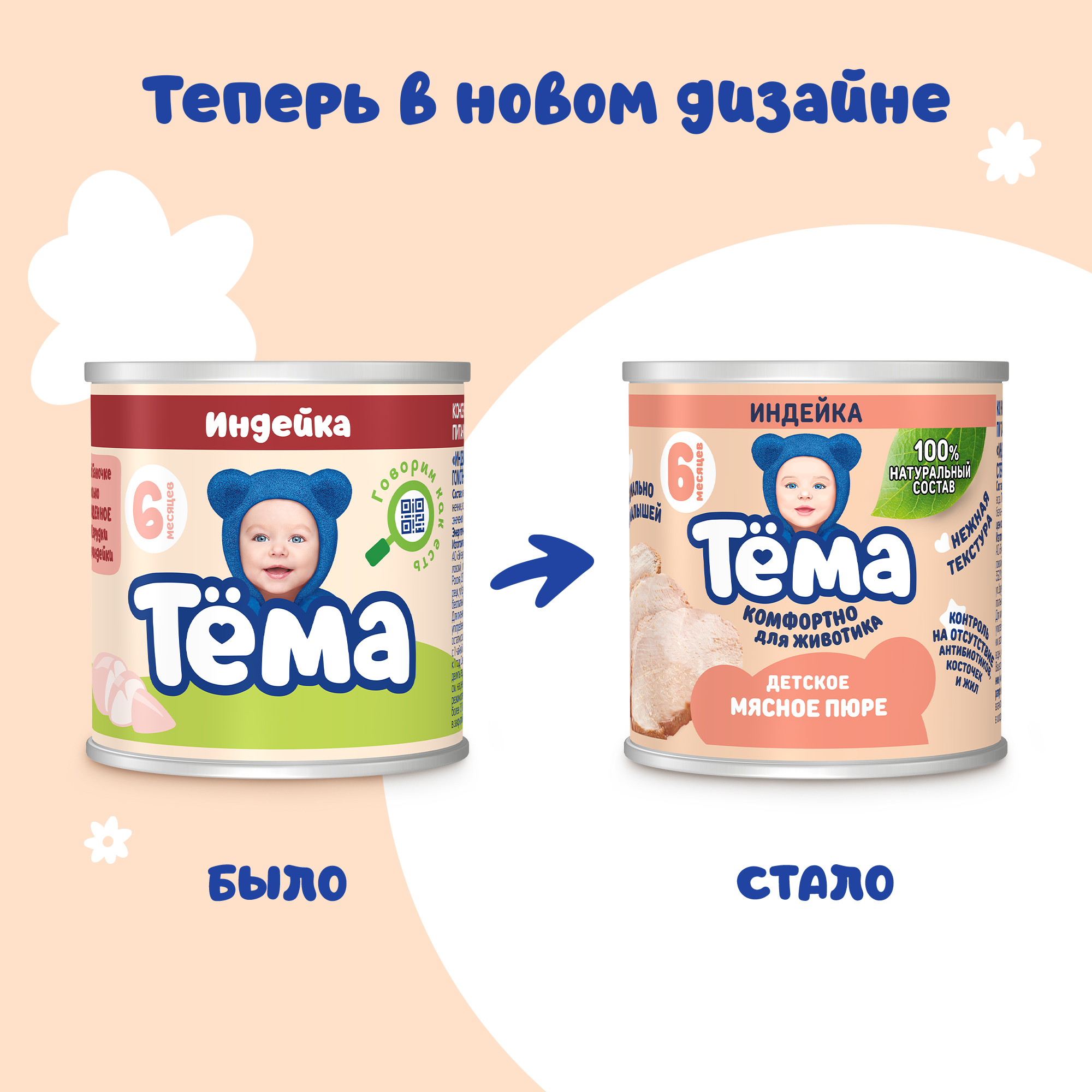 Пюре Тёма Индейка с 6 мес 90 г - фото 5