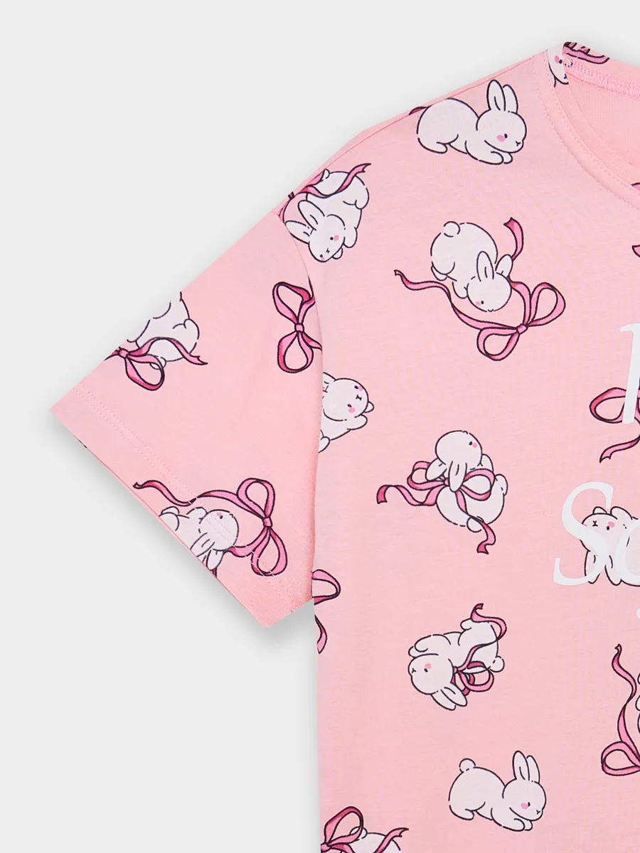 Сорочка ночная Mark Formelle (Марк Формэль) 577717/зайчики на розовом - фото 9
